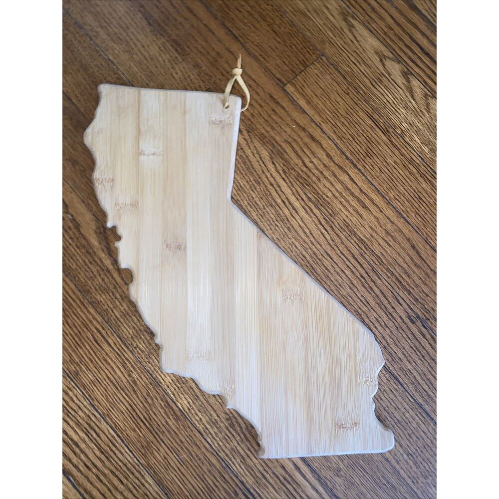 Totally Bamboo California State Destination Bamboo Serving And Cutting Board